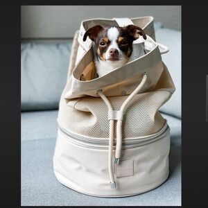 Maxbone Extra Mile Rucksack Tan Pet Carrier Backpack